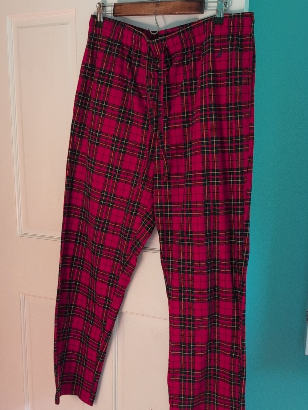 Nautica Red Plaid Lounge Pants